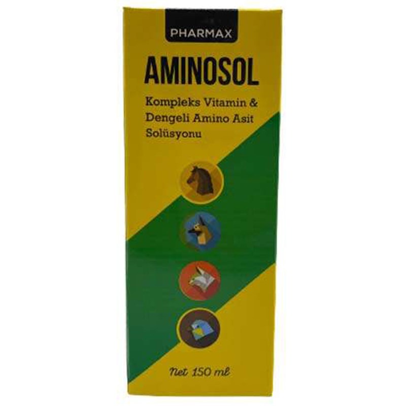 Pharmax Aminosol Köpek Kedi ve Kuş Kemirgen Vitamini 150 ml